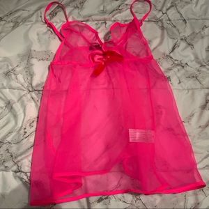 Avidlove neon pink lingerie top size S‎
